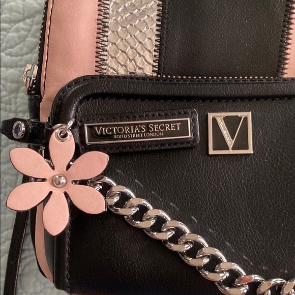 Victoria’s Secret Exotic Mix Mini Backpack Flower Hangtag Chain Zipper - Picture 2 of 7